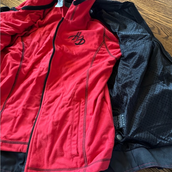 Women’s Harley Davidson Riding Jacket with Removable Hooded Fleece Inside Jacket - Picture 7 of 9